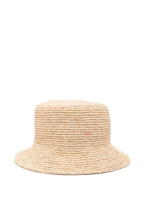 rafia bucket hat woman beige VIVIENNE WESTWOOD | 81020009-K005NC401